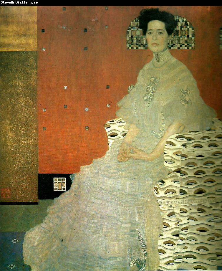 Gustav Klimt portratt av fritza riedler